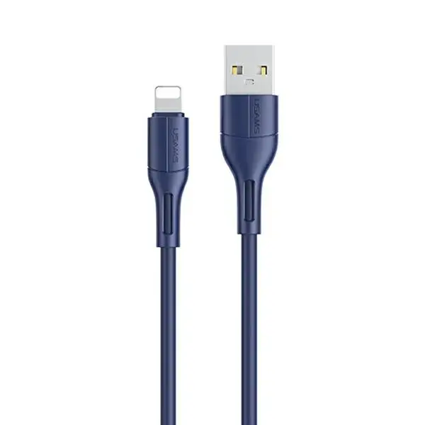 USAMS SJ500USB03 datu pārraides un uzlādes vads | USB-A uz Lightning | 10W | 1m | zils