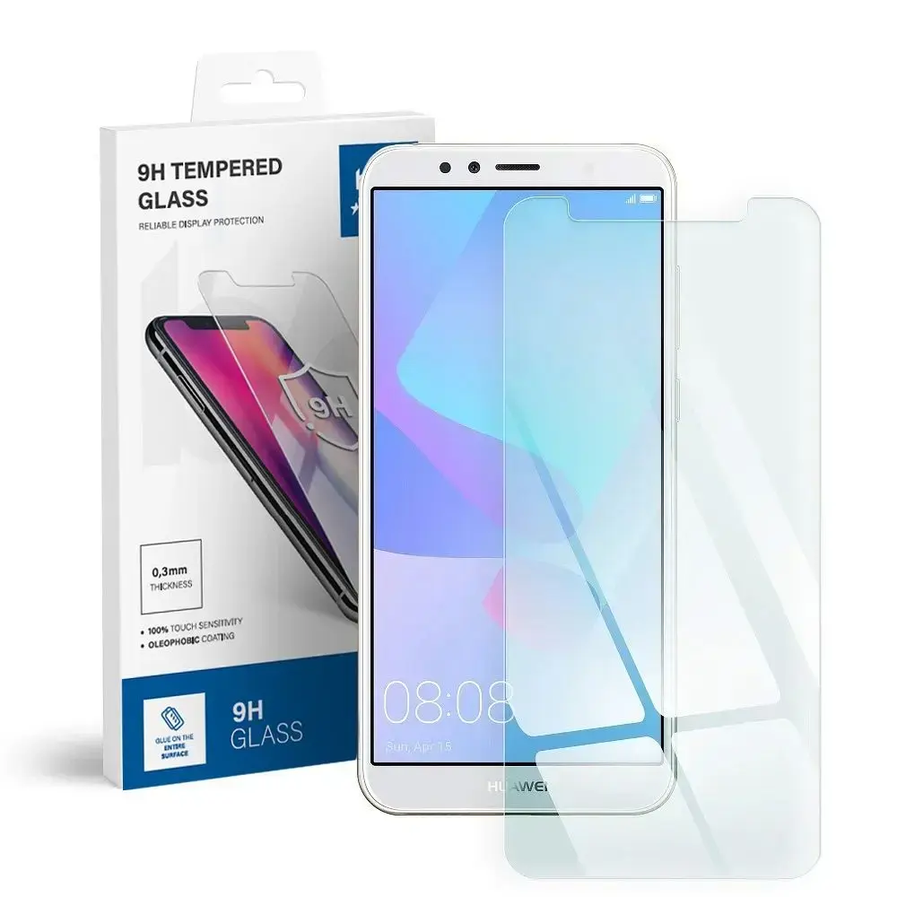Tempered glass to Huawei Y6 2018 Blue Star
