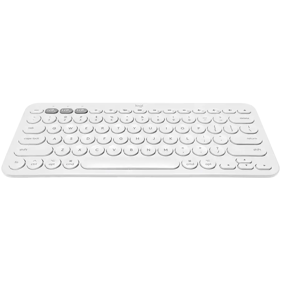 LOGITECH K380 Multi-Device Bluetooth Keyboard - OFF-WHITE - UK