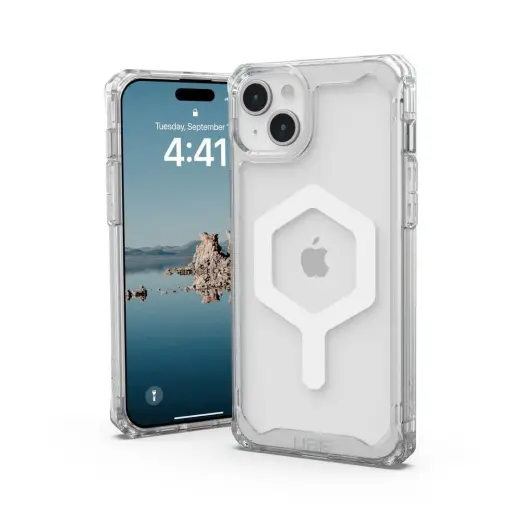 UAG Urban Armor Gear PLYO telefoni ümbris MagSafe toega iPhone 15 Plus valge