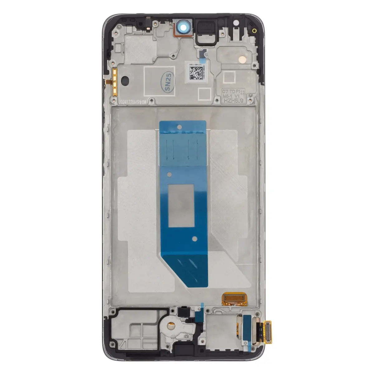 LCD Display + Touch Unit + Front Cover for Xiaomi Redmi Note 14 4G (Global Version) Black (Service Pack)