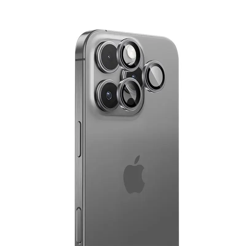 Benks Tempered glass Glass Warrior Lens Protector on camera for Iphone 16 Pro|16 Pro Max (lens 3 pieces) silver