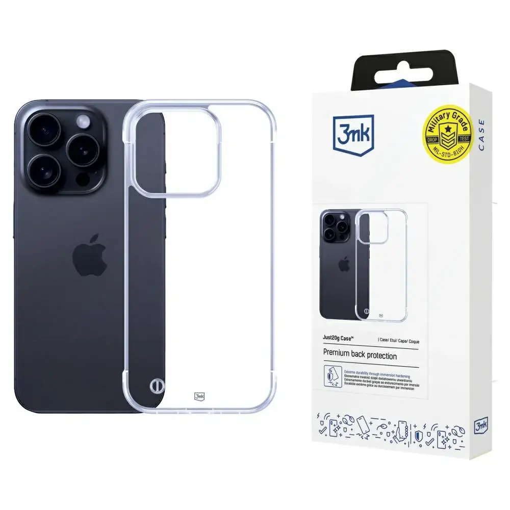 3MK Just20g Clear Case for iPhone 14 Pro