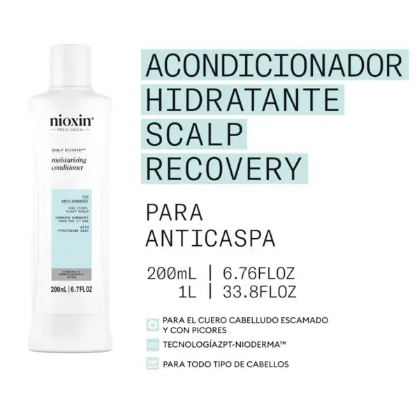 Nioxin Scalp Recovery - Conditioner - Dry and Itchy Scalp 200ml