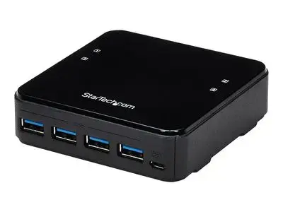 StarTech.com USB 3.0 Peripheral Sharing Switch - 4 USB 3.0 x 4 Computers - Mac | Windows | Linux - USB A|B Switch - USB Switch (HBS304A24A) - switch - 4 ports