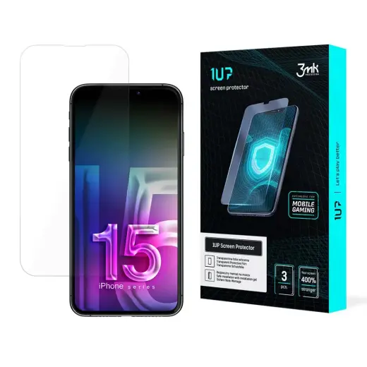 3mk 1UP aizsargplēve telefona ekrānam iPhone 15