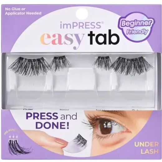 KISS, Ciglia Finte, - ImPRESS Easy Tab 03 False Eyelashes (Ciglia Artificiali)