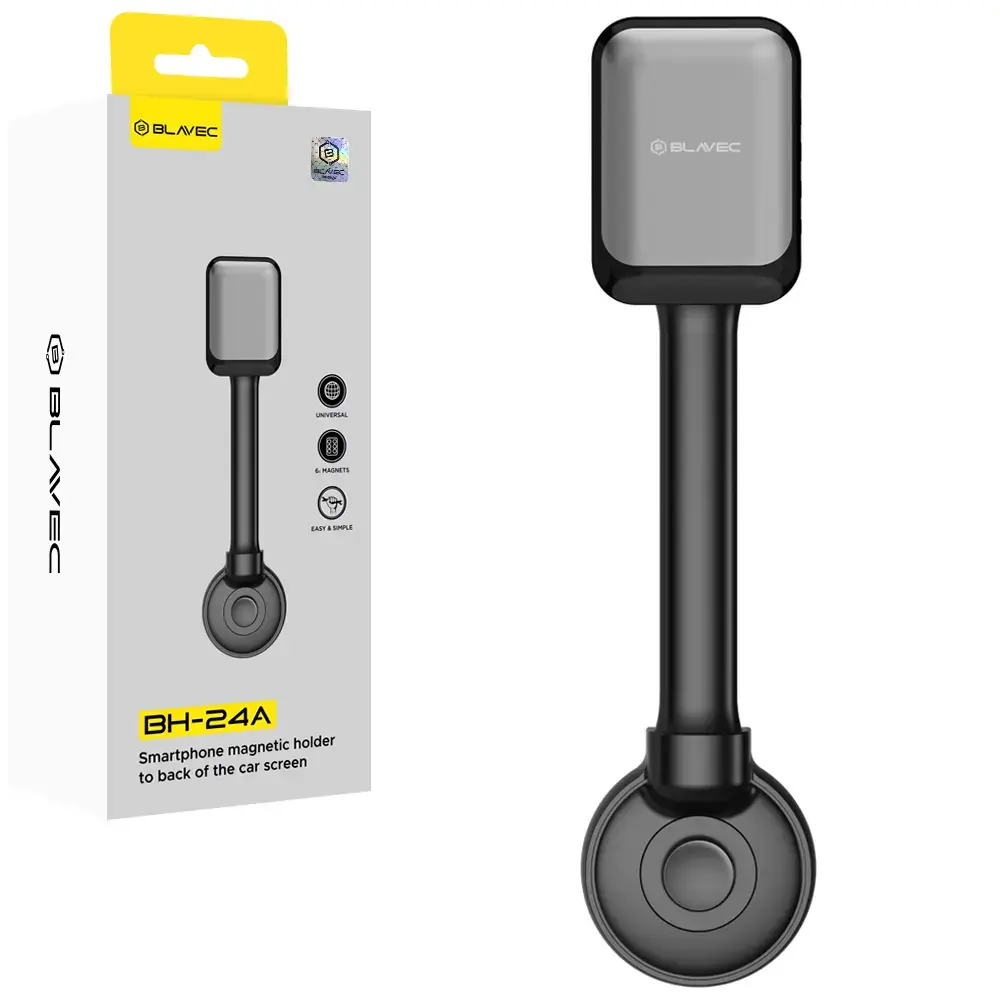 Blavec BH-24A magnetic car phone holder with suction cup black