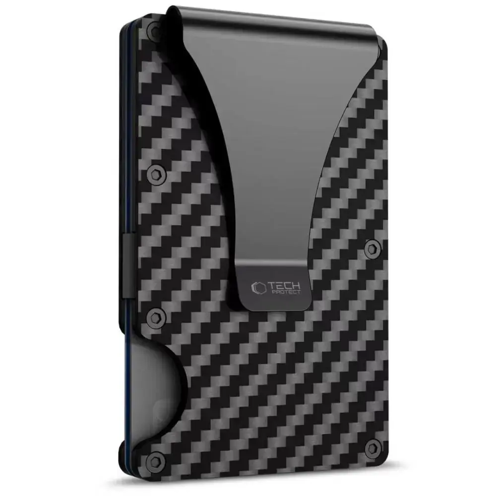 TECH-PROTECT THORN RFID CARD WALLET CARBON BLACK