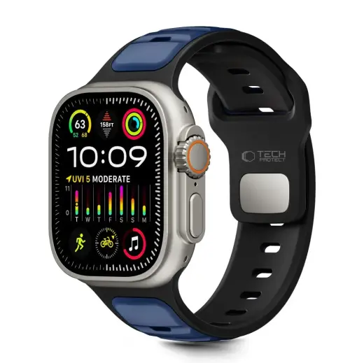 TECH-PROTECT ICONBAND LINE APPLE WATCH 8 | 9 | 10 | 11 | SE | ULTRA (44 | 45 | 46 | 49 MM) BLACK|NAVY