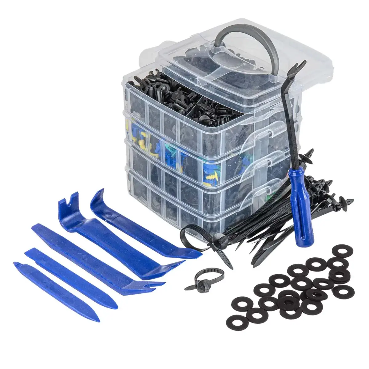 Plastic welder with staples 1211 pcs. AMIO-04746