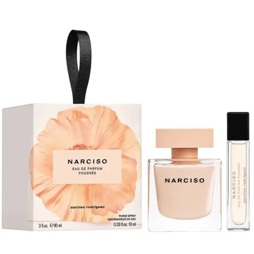 Set Narciso Rodriguez: Narciso Poudree, Eau De Parfum, For Women, 90 ml + Narciso Poudree, Eau De Parfum, For Women, 10 ml