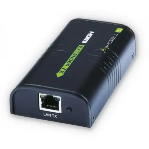 HDMI Extender|Receiver after Cat.5e|6|6a|7 twisted pair, up to 120m, over IP, black