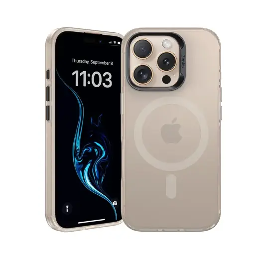 Benks Magnetic Lucid Armor Case (0066) for Iphone 16 Pro Max gold