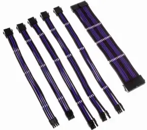 PSU Cable Extensions Kolink Core 6 Cables Black | Titan Purple