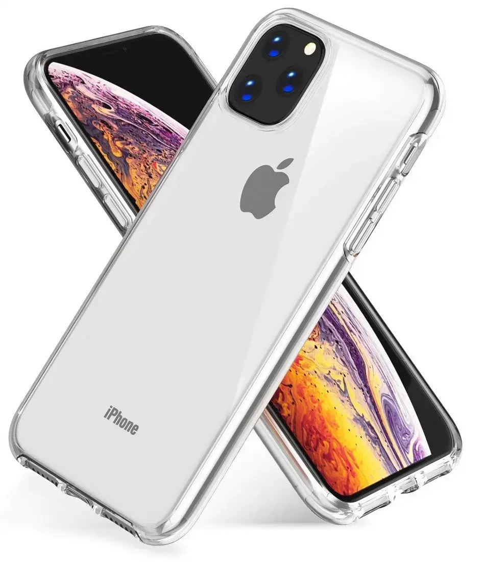 Fusion Ultra Back Case 2 mm Izturīgs Silikona Aizsargapvalks Priekš Apple iPhone 11 Pro Caurspīdīgs