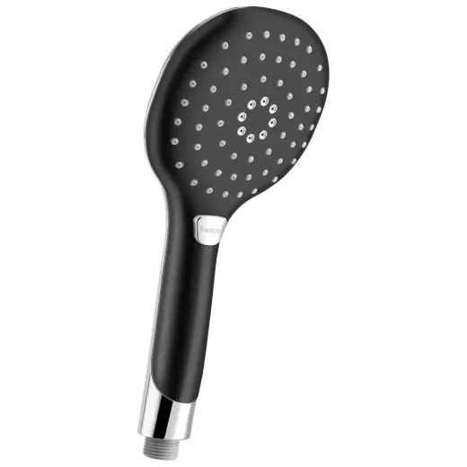 Shower head AB 3 modes, chrome/black