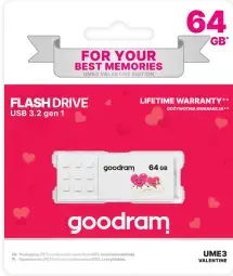 Zibatmiņa GoodRam Valentine 64GB White
