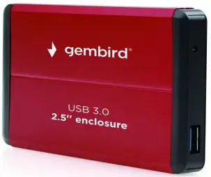 Kastīte cietajam diskam Gembird 2,5" HDD SATA USB 3.0
