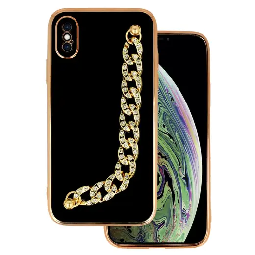 Trend чехол для телефона iPhone X | iPhone XS чёрный (дизайн 4)