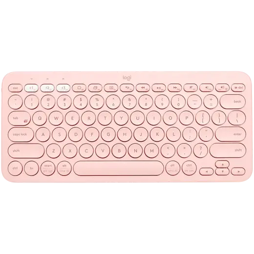 LOGITECH K380 Multi-device Bluetooth Keyboard - ROSE - RUS