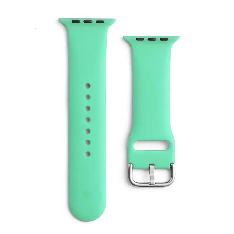 Silicone APS viedpulksteņa siksniņa priekš Apple Watch (38/40/41 mm) | silikons | zaļa