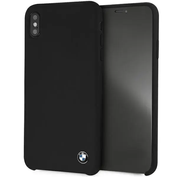 Etui hardcase BMW BMHCI65SILBK iPhone Xs Max czarny|black Silicone