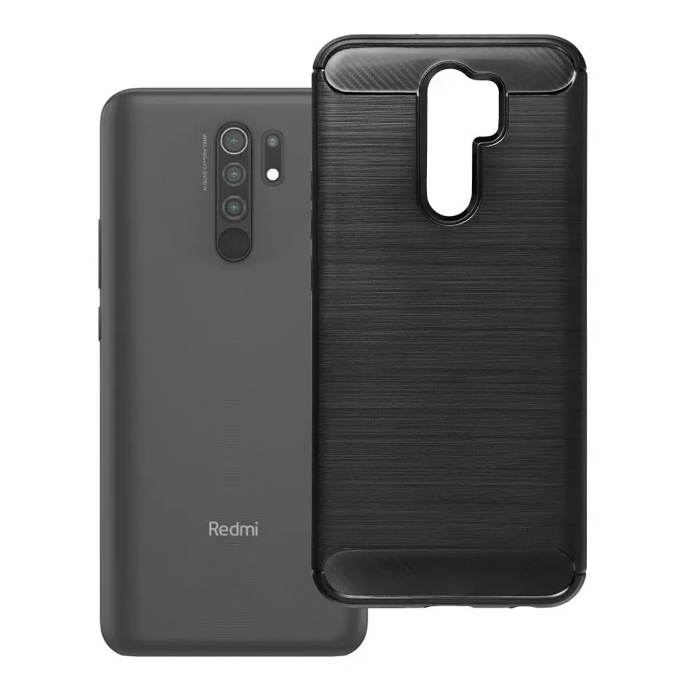 Case for Xiaomi Redmi 9 Carbon 2.0 black
