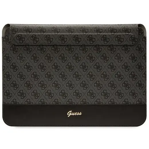 Guess Sleeve GUCS14PS4SGK 14" czarny| black 4G Stripe Metal Logo