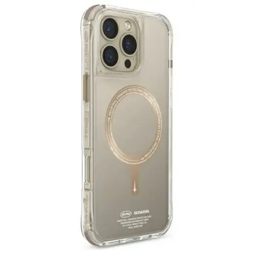 Skinarma case Saido iPhone 16 Pro 6.3" Magnetic Charging champagne