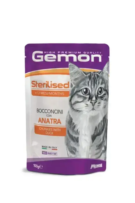 Gemon Sterilised Chunkies with Duck Cat