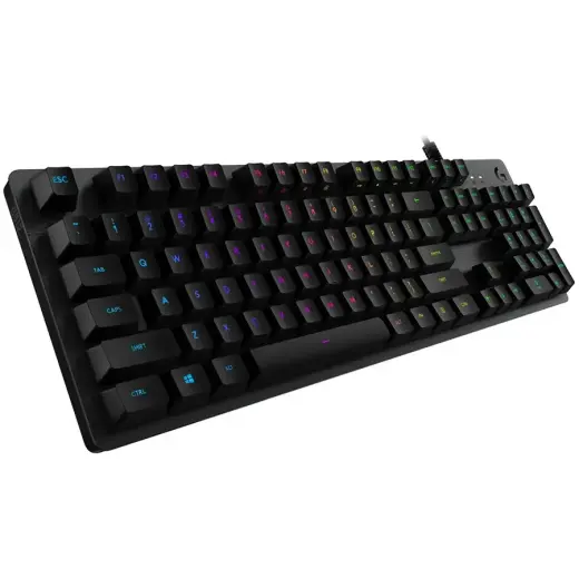 LOGITECH G512 Corded RGB Mechanical Gaming Keyboard - CARBON - NORDIC - USB - CLICKY