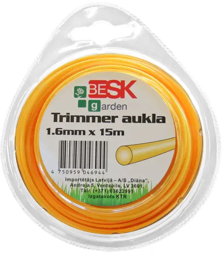 Trimmer line 1.6mm*15m round