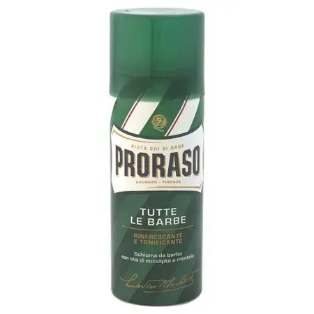 Proraso Shaving Foam Eucalyptus Oil and Menthol Travel Size 1.6 Oz