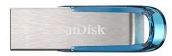 Zibatmiņa SanDisk Ultra Flair 128GB Blue/Silver