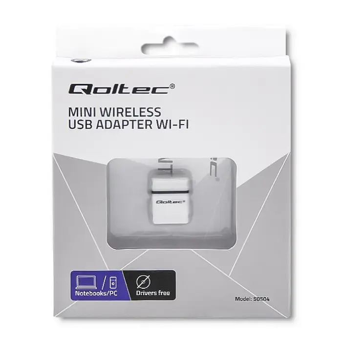 Qoltec Wireless mini adapter Wi-Fi USB | standard N