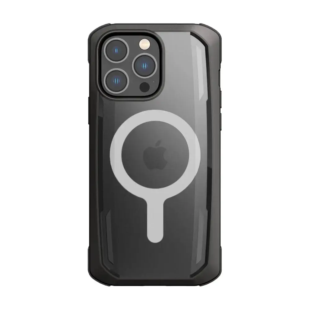 Raptic X-Doria Secure phone case with MagSafe support for iPhone 14 Pro, black