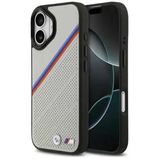 BMW M Tricolor Metal Logo telefoniümbris MagSafe toega seadmele iPhone 17 hall