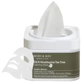 MARY & MAY Cica Houttuynia Tea Tree Calming Mask ( 30 pcs )