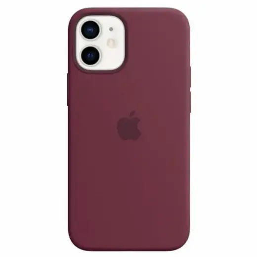 Apple Silicone maciņš ar MagSafe atbalstu telefonam iPhone 12 Mini violets