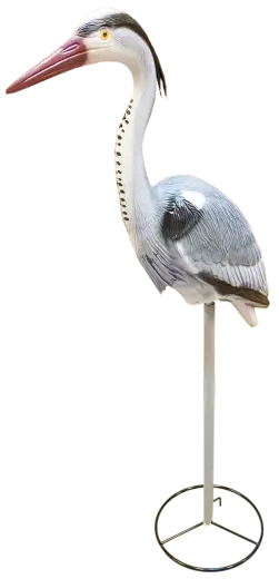 Garden decor Heron 76x16x72cm