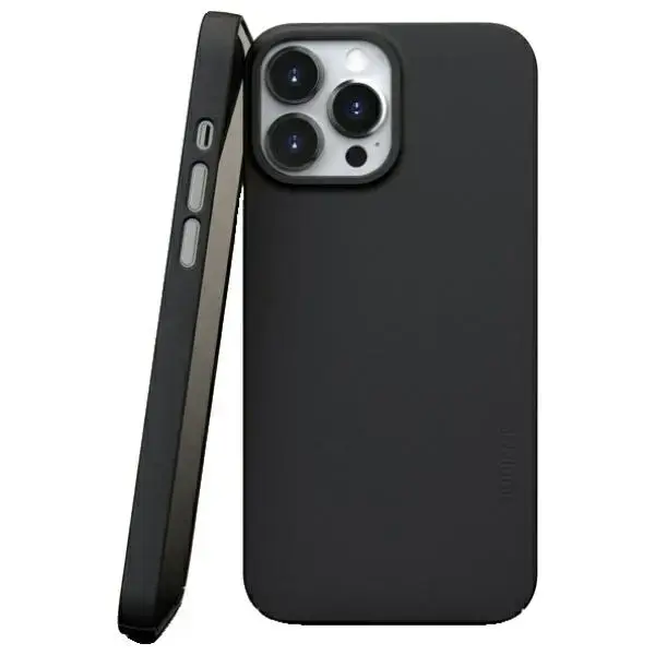 Nudient Thin V3 maciņš ar MagSafe atbalstu telefonam iPhone 13 Pro Max melns