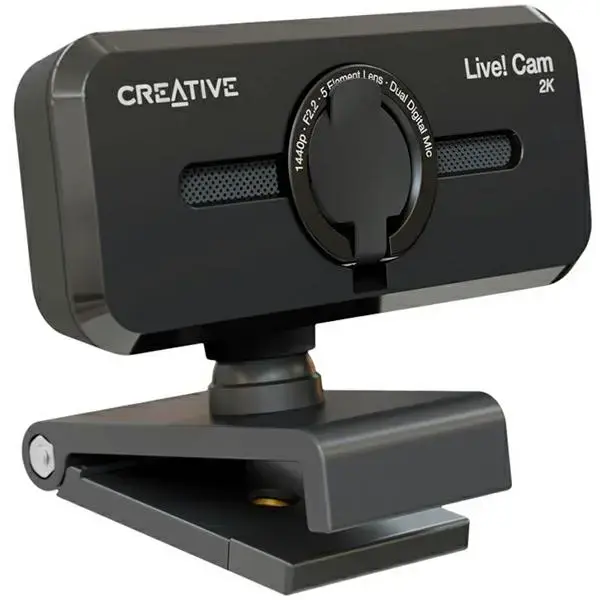 Creative Sync V3 2K QHD tīmekļa kamera melna