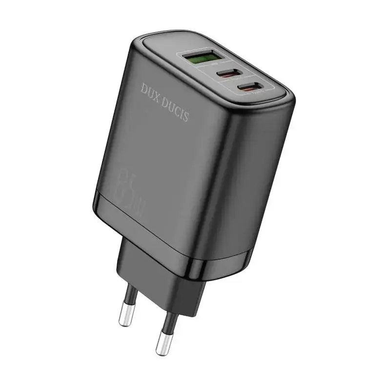 Wall charger Dux Ducis C110 Super Si - USB + 2xType C - PD 65W 5A black