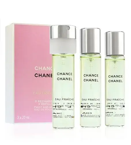 Chanel Chance Eau Fraiche Eau de Toilette 3x20 ml for women refill