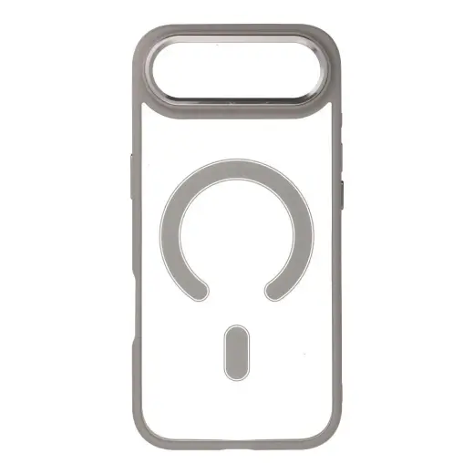 Color Edge Mag telefono dėklas su MagSafe palaikymu iPhone 17 Air pilkas
