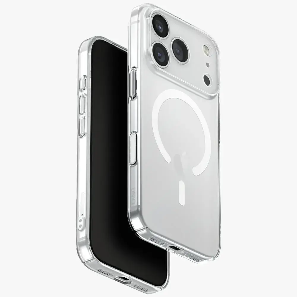 UNIQ Airsuit maciņš ar MagSafe atbalstu telefonam iPhone 17 Pro caurspīdīgs