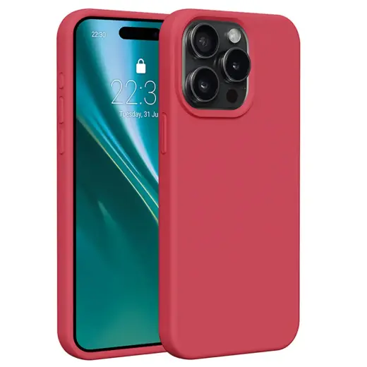 Etteri Silikona telefona maciņš iPhone 15 Pro Max aveņu