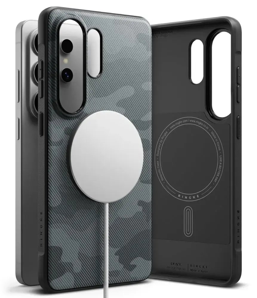 Ringke Onyx maciņš ar MagSafe atbalstu telefonam Samsung Galaxy S26 Ultra (S948) melns