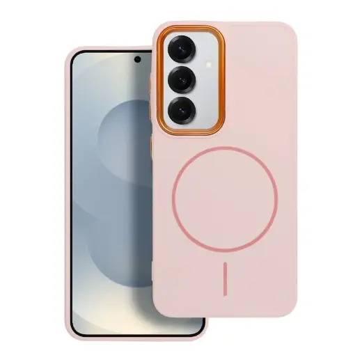 Frame Mag maciņš ar MagSafe atbalstu telefonam Samsung Galaxy A27 5G (A276) rozā